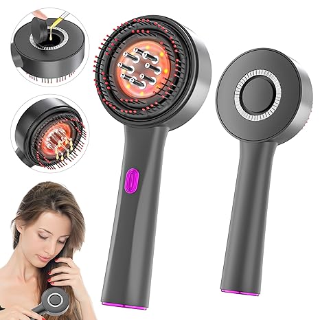 Silken Serenity 2-in-1 Hair Oil Applicator & Electric Scalp Massager – Waterproof & Cordless Hair Care Tool